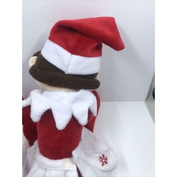 Elf on the Shelf Plush 14" Girl Doll 2010 Ruffled Skirt Snowflakes Christmas Toy - Picture 14 of 16